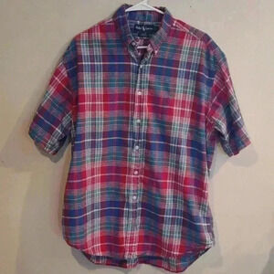 Men's Ralph Lauren Blake button‎ down size large